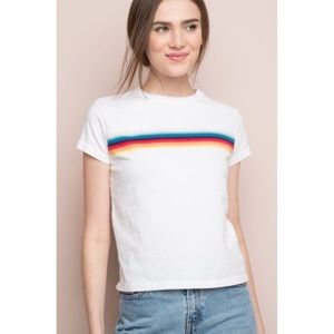 Brandy Melville Rainbow crop top!